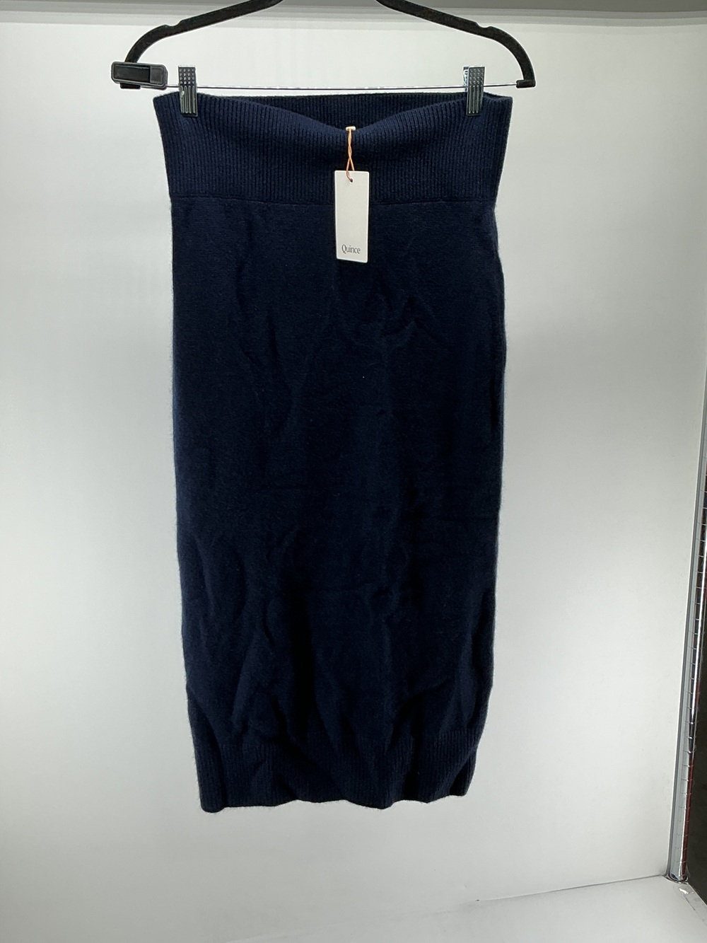 Mongolian Cashmere Fitted Midi Skirt